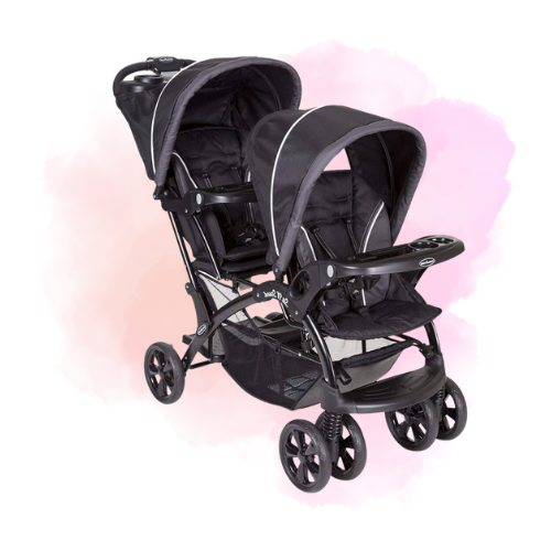 Sit and Stand Tandem Double Stroller